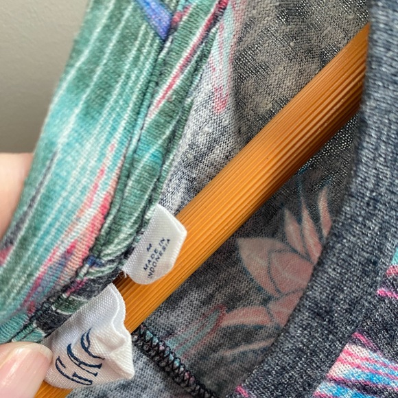 Gap T-shirt dress with tropical pattern - Picture 3 of 4